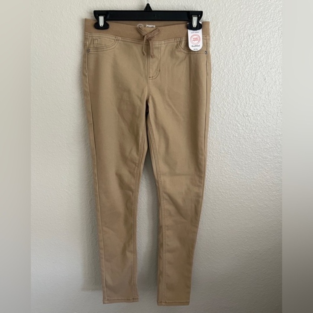 NWT Wonder Nation Tan Joggers Kids XL